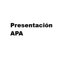 Presentación  APA
