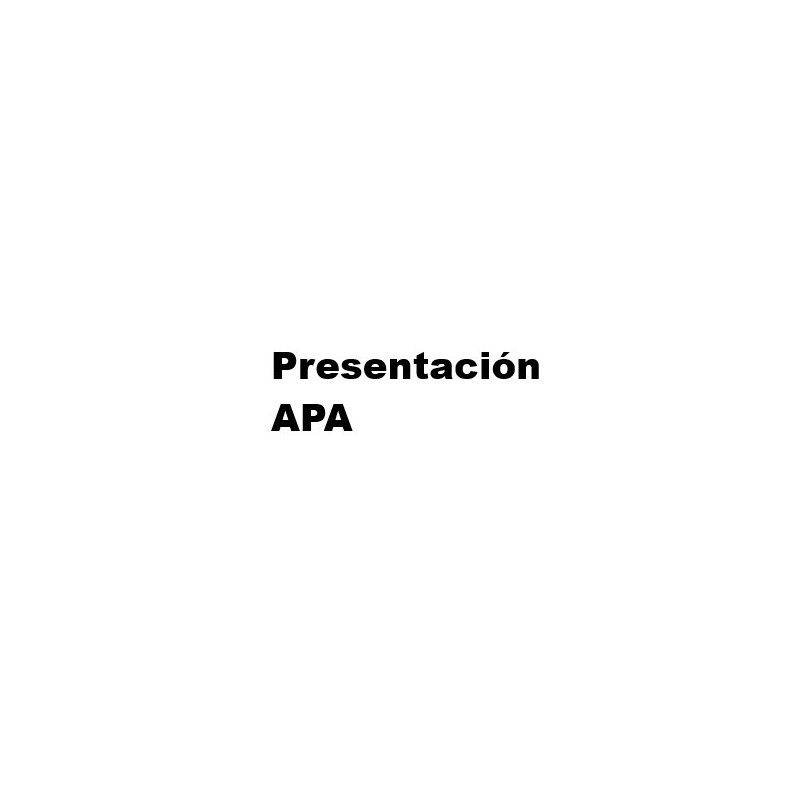 Presentación  APA